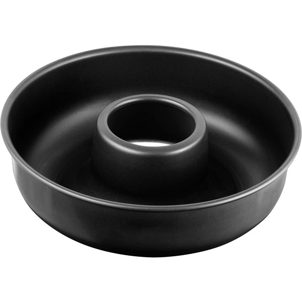 crown mould, cake mould, round cake mould, Black, 19.5 x 5.3 x 6