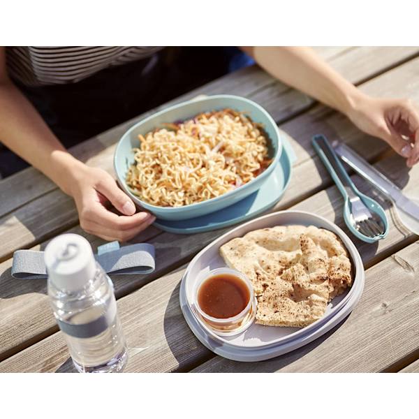 Bestiksæt 3 dele Ellipse – Nordic sort – bestik to go – co