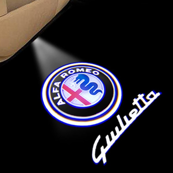 2 stk. Alfa Romeo velkomstlampe Stelvio MITO Giulietta projektor