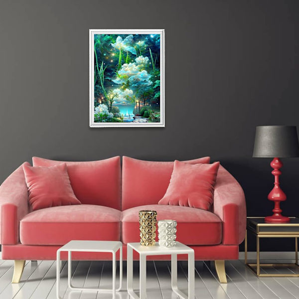 DIY-timanttimaalaus, 30 × 40 cm timanttimaalausristipistopakkaukset