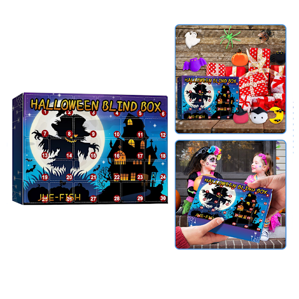 Halloween Blind Box Halloween Festgave Sæt Blind Box Legetøj Trick