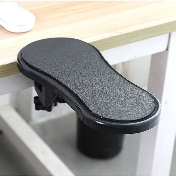 Justerbar håndledsstøtte til arm, ergonomisk design artikuleret computerarmstøtte, 180° rotation computerarmstøtte musemåtte,