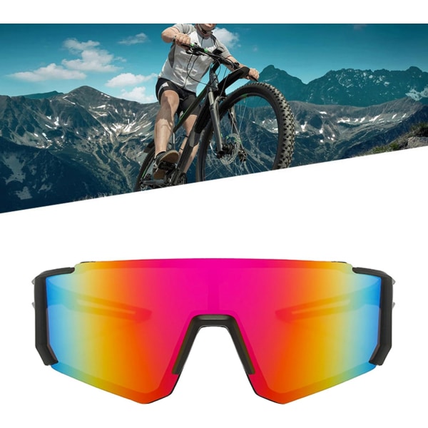 Utomhussolglasögon för män, allt-i-ett cykelglasögon, col