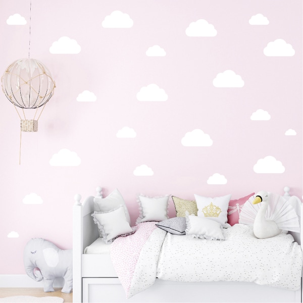 Clouds Wall Stickers Mural Decals Soveværelse Børn Dagpleje Living ro