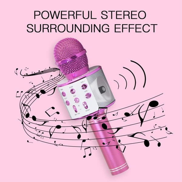 Langaton Bluetooth-karaokemikrofoni, Bluetooth-mikrofoni 858L