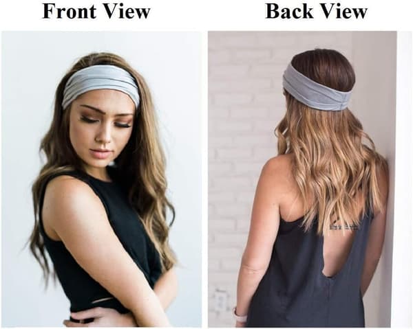 6 stk. elastiske hårbånd til kvinder - til sport, yoga