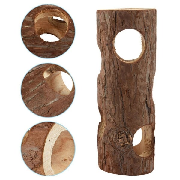 1 st litet diameter 2,2 cm/0,86\"L 10 cm/3,9\" naturliga trä H