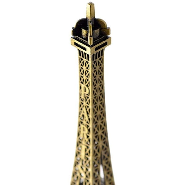 Eiffel-tornin pienoismalli Eiffel-tornin metallinen patsas Eiffel-tornin figuuri
