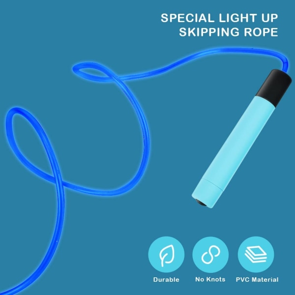 Jump Rope LED sjippetov Light Fitness sjippetov, Light U