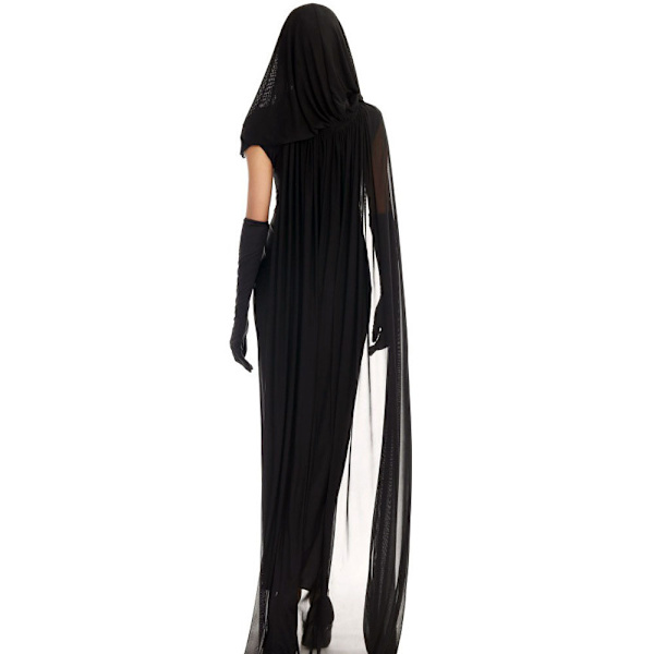 Halloween-asu aikuisille noita-asu noita-asu musta harso