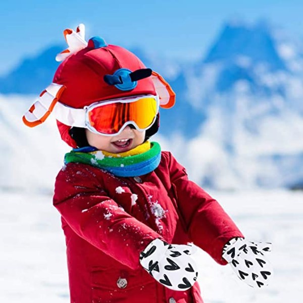 Foret Uld Småbørnsvanter Vinter Varme Handsker Ski Handske 405b | Fyndiq