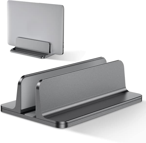 Grå - Vertikal bærbar stativ, justerbart aluminiumsstativ for MacB