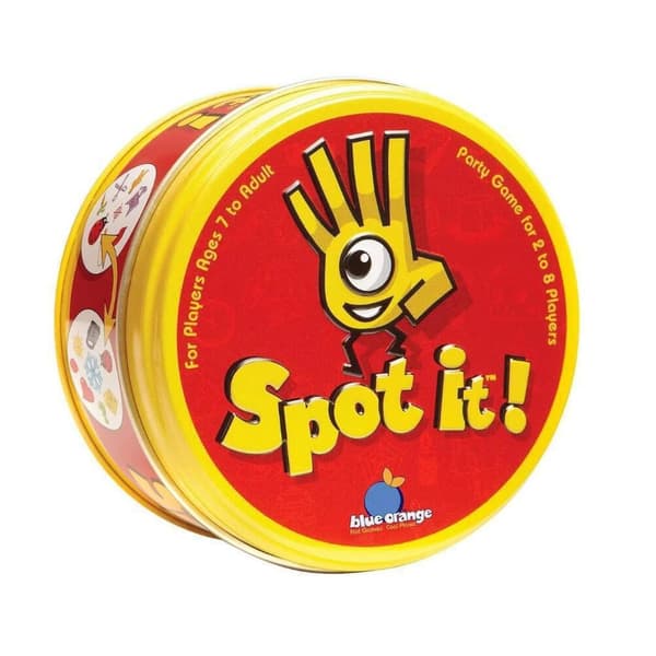 Spot it! spel dobble (Järnbox - Klassisk Röd)