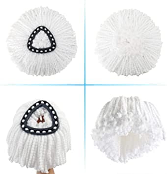 1 Pack Spin Mop Ersättningshuvuden Mikrofiber Mopp Påfyllningar Ersätt
