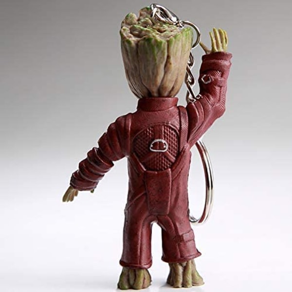 Baby Groot nøkkelring - klassisk film actionfigur - perfekt som en