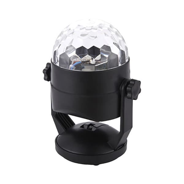 1 stk Disco-lys, Mini LED-festlys med musikkontroll DJ Spin