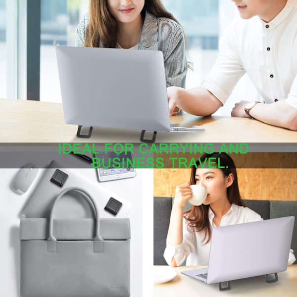 Mini Laptopstativ, Fällbart Laptopstativ, Lämplig för de flesta bärbara datorer