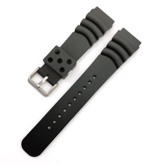 Kumikaareva ranneke 22mm sukeltajamalli