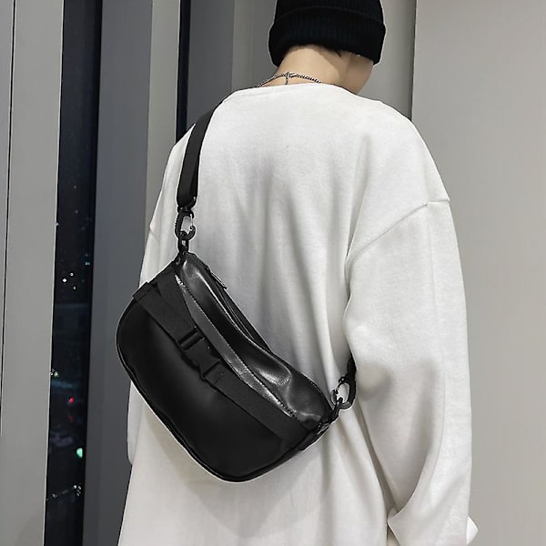 Herrväskor Mode Casual Herr Axelväska Messenger Bag Solid