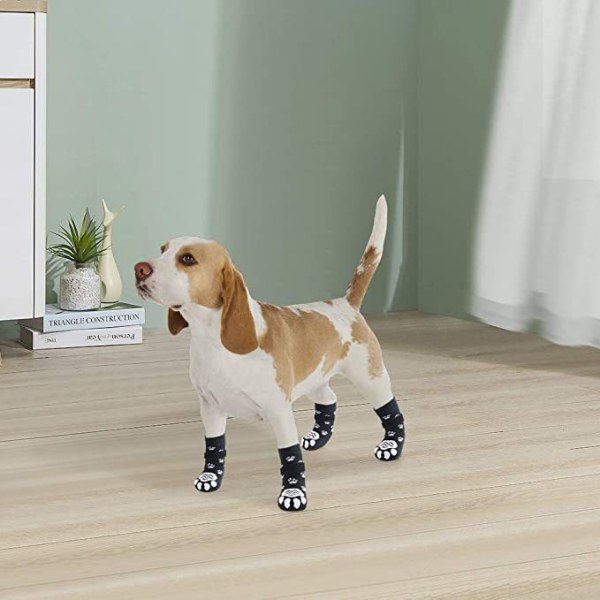4 Pakke Pet Hero Skridsikre Sokker Egnet til Hunde og Katte - Prot
