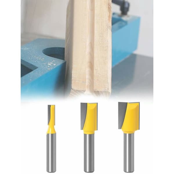 8mm lige fræser bits router bit træbearbejdning trim mønster