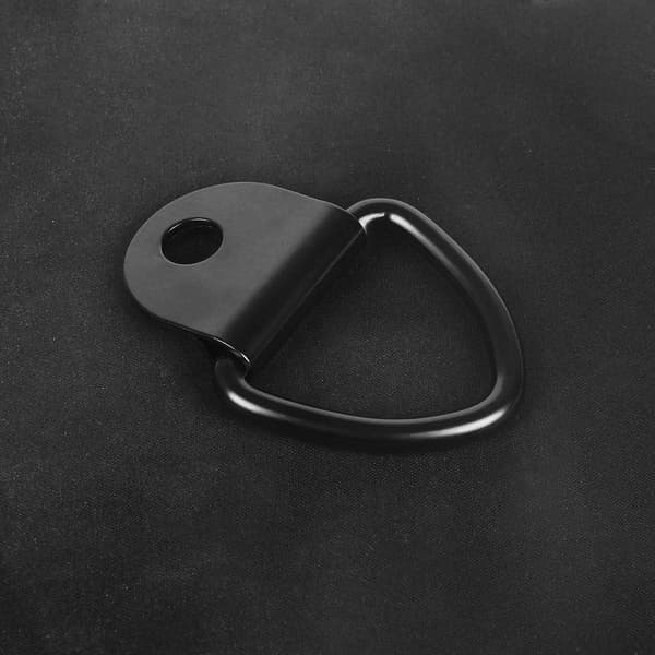 4 stk. Cargo Tie-Down Ankere, 2\" Svart Stål V-Ring Bolt On Trai