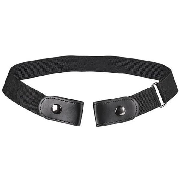 1PCS Svart Relax Bälte / Bälte - Elastiskt Bälte utan Spänne - En Storlek