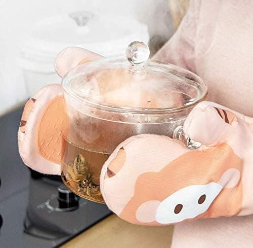 1 Pari Paksua Lämmönkestävää Uuninlapasta, Uuninlapaset Silikonilla