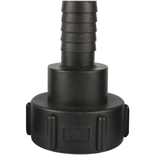 IBC Tank Slange Adapter 60mm Import Grov Tråd til 25mm Hage H
