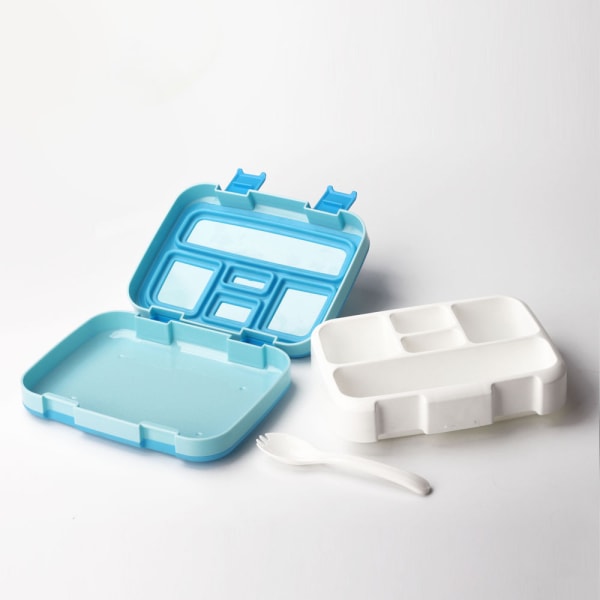 Bento lunsjboks med 5 rom, BPA-fri Plass for barn og småbarn