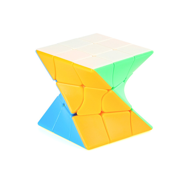 2 kpl 3. asteen erikoisvärinen Rubikin kuutio hauska koulutus