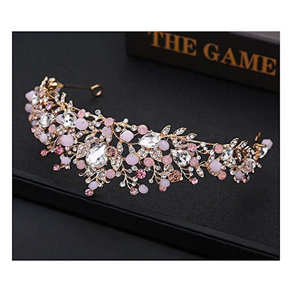 Barnekrystall Hodeplagg Krone Rhinestone Krone Kronprinsesser