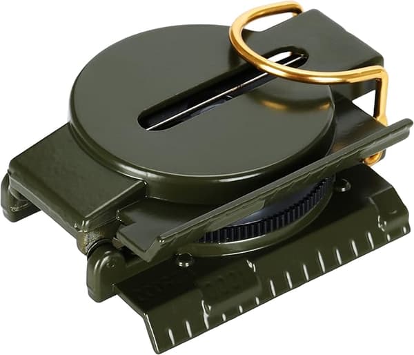 1PCS Professionell militärkompass för navigering, camping, vandring