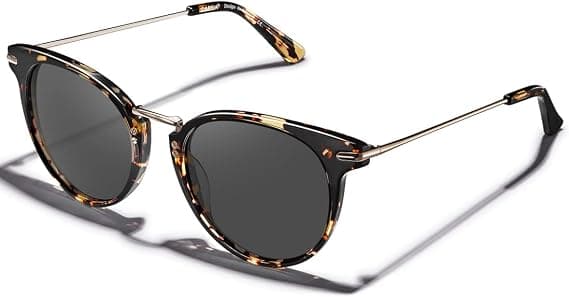 Leopard Style - Polariserte Retro Solbriller for Kvinner, Beskyttende