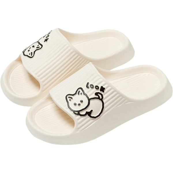 Tofflor Kitten Tofflor, Dam Herr Sommar Skor, Bekväma Halkfria Slides Tofflor Mules