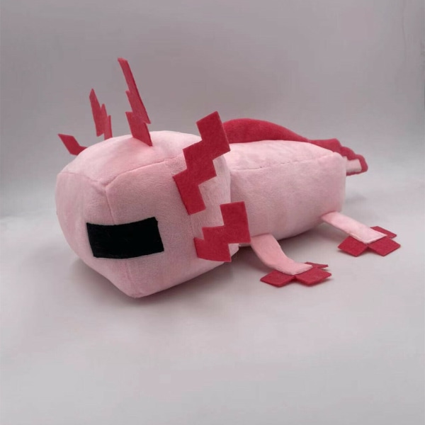 11,8" Axolotl Plys Dukke Minecraft Salamander Blå Pink Dukke