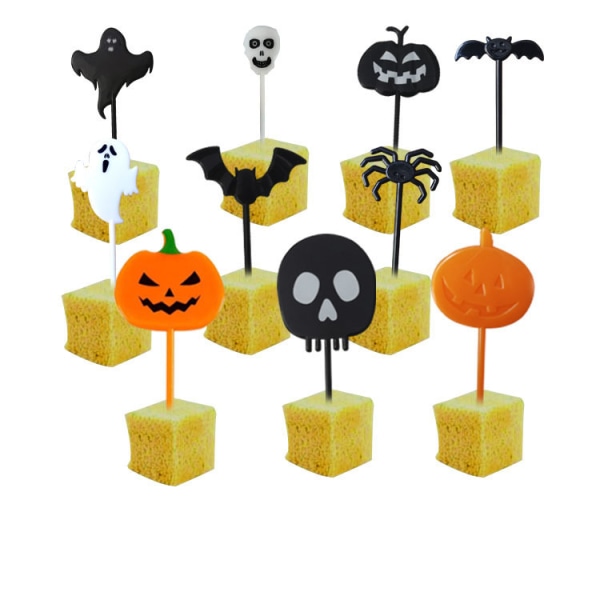 50 stk Halloween Cupcake Toppers Picks Halloween Cupcake Decor