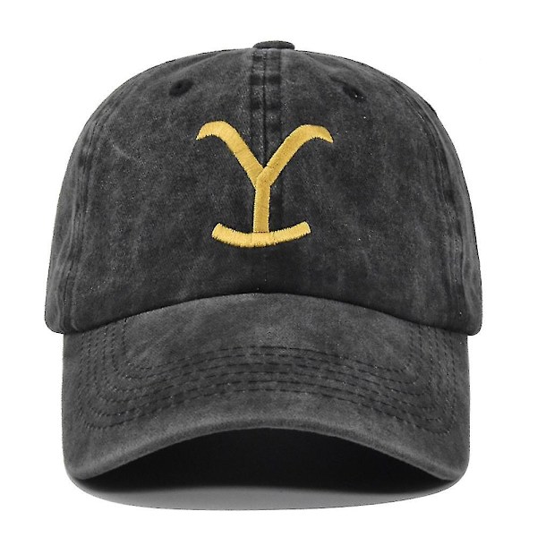 Yellowstone Dutton Ranch Vintage Baseball Cap Justerbar Vasket Distressed Trucker Hat Mænd Kvinder