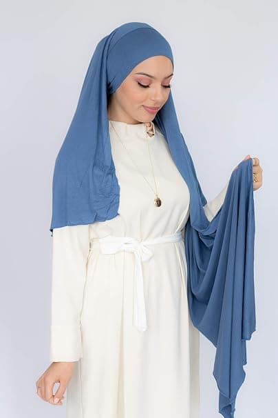 Pullover Helt Jersey Blå Denim