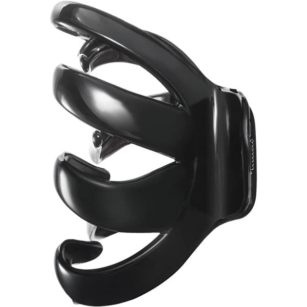 4 store blæksprutteclips (sort, 8 cm) skridsikre edderkoppehårsnåle Octo