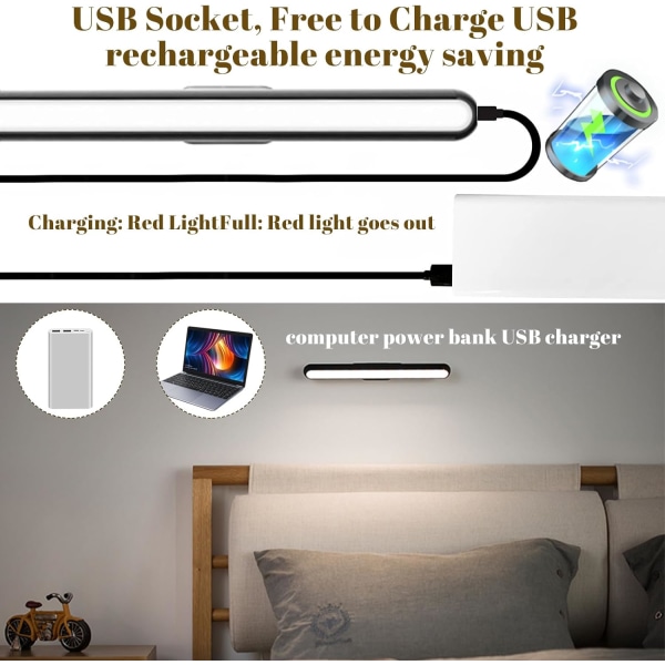 Skab Lys, Justerbar Touch LED Skab Lys med Magnet Holder