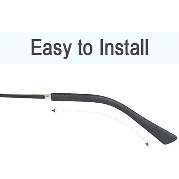 5 par Anti-Slip Silikone Solbriller Strømper Sort