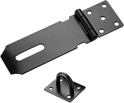 1 stk. rustfritt stål hengelås hasp, kraftig hasp og stift