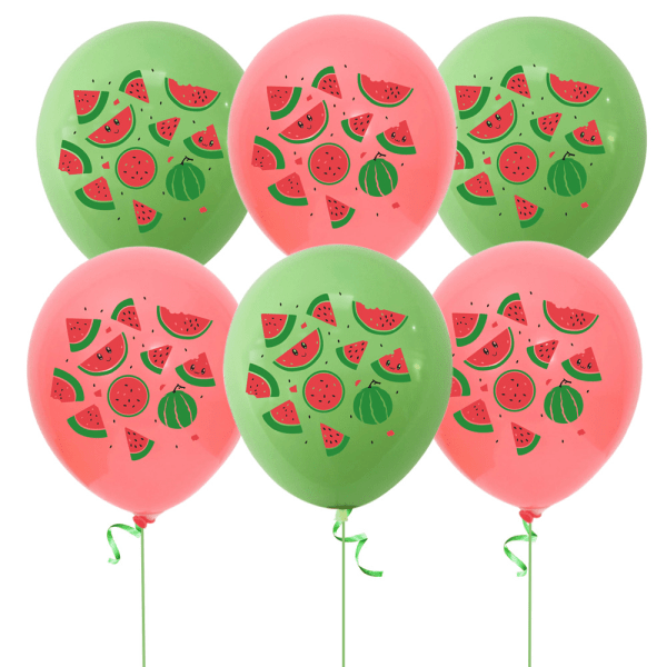 50 Stk Vandmelon Fest Balloner En Melon Fødselsdagsfest Waterme