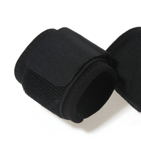 Sort bandage med elastisk håndledsstrop - håndledsbeskytter