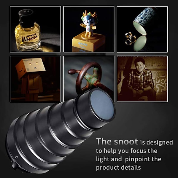 Aluminium Cone Kit til Fotografi Speedlite Strobe Flash