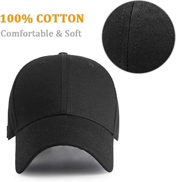 Justerbar Baseball Cap Golf Hat Motorcykel Trucker Cap Strapbac