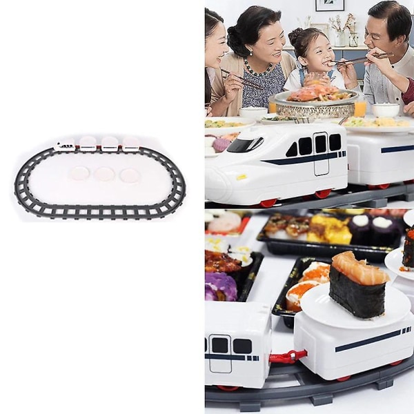 Sushi Train Rotary Sushi Toy Track Conveyor Belt Rotating Table K