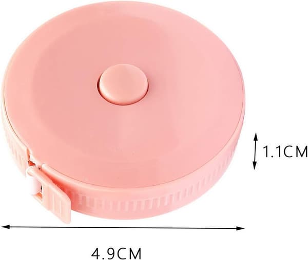 3 stycken måttband sömnad, 1,5 m måttband mjukt infällbart