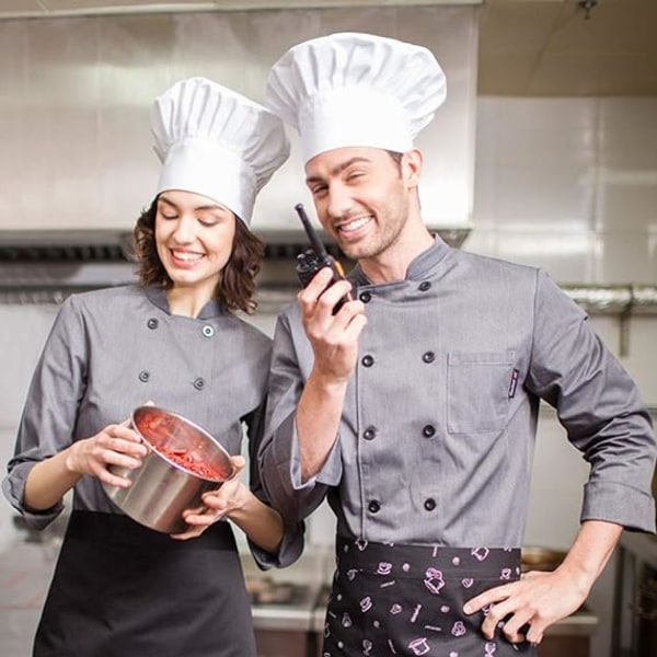 Keittiömestarin hattu aikuisten elastinen säädettävä leipuri keittiö  ruoanlaitto kokin cap e03a | Fyndiq